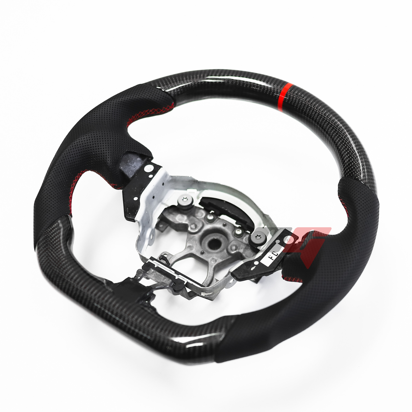 FOR 2009-2020 NISSAN 370Z CARBON FIBER & LEATHER STEERING WHEEL