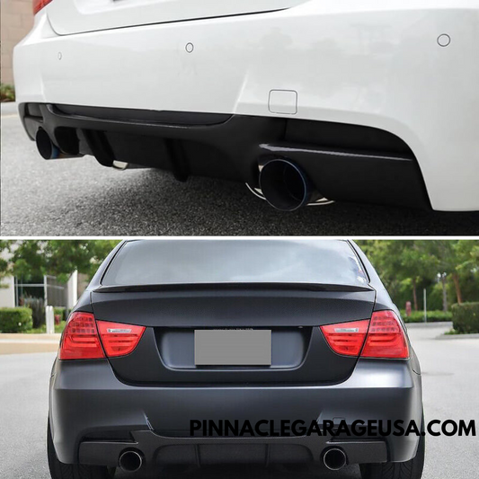 2006-2012 BMW 3 Series E90 M-Performance Style Rear Bumper Diffuser Splitter