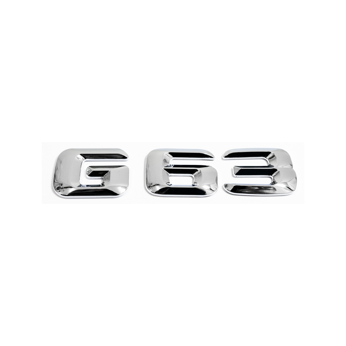 "G63" Chrome Raised Letter Emblem For Rear Trunk Lid Fits Mercedes G Class
