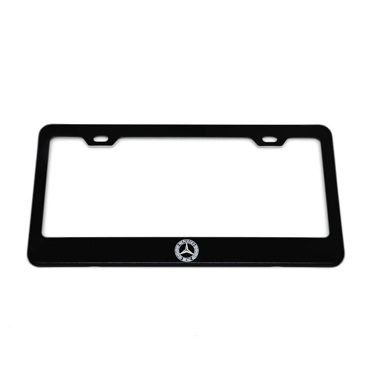 Stainless Steel License Plate Frame Holder Fits For Mercedes-Benz