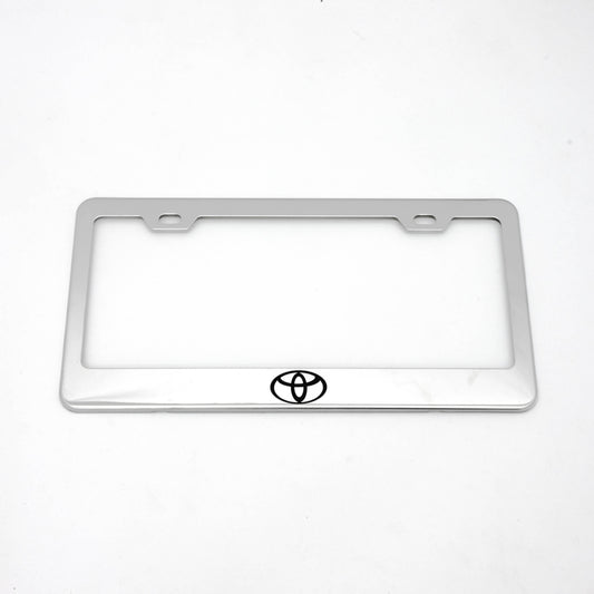 Stainless Steel License Plate Frame Holder Fits For TOYOTA