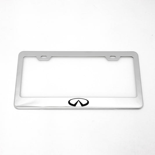 Stainless Steel License Plate Frame Holder Fits For INFINITI