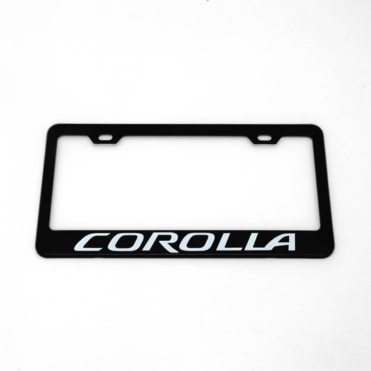 Stainless Steel License Plate Frame Holder Fits For TOYOTA COROLLA