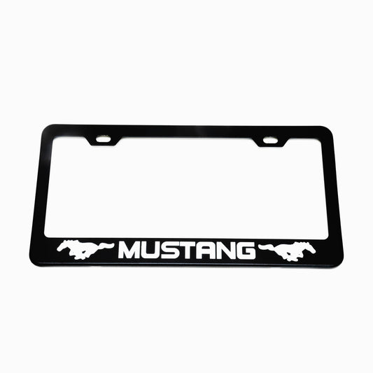 Stainless Steel License Plate Frame Holder Fits For FORD MUSTANG
