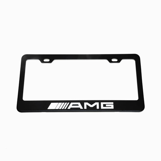 Stainless Steel License Plate Frame Holder Fits For Mercedes-Benz AMG