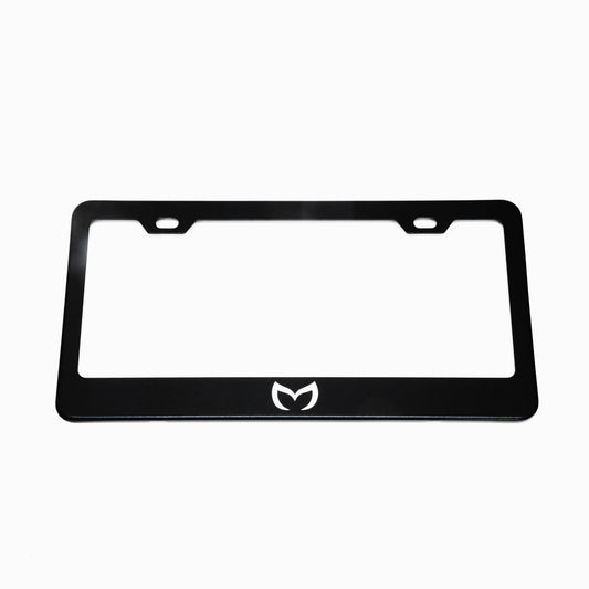Stainless Steel License Plate Frame Holder Fits For MAZDA