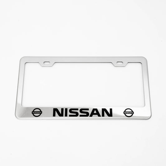 Stainless Steel License Plate Frame Holder Fits For NISSAN