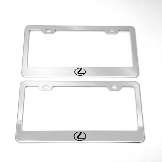 Stainless Steel License Plate Frame Holder Fits For LEXUS