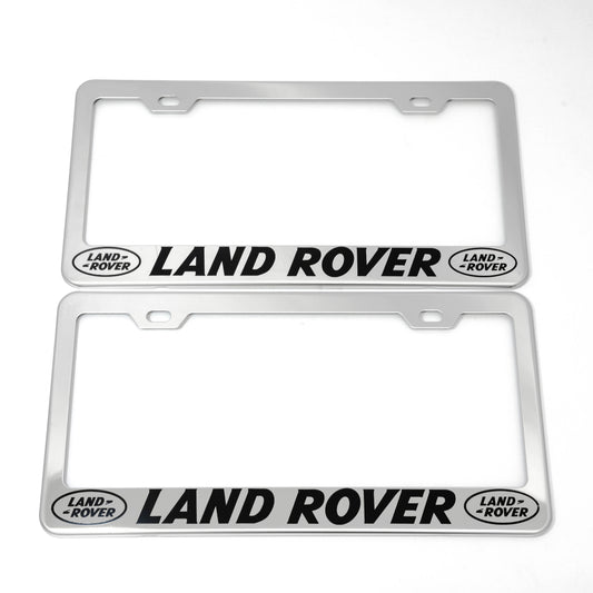 Stainless Steel License Plate Frame Holder Fits For LAND ROVER