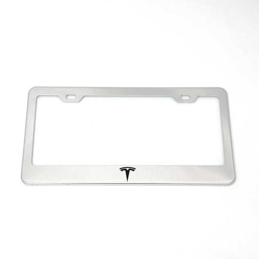 Stainless Steel License Plate Frame Holder Fits For TESLA