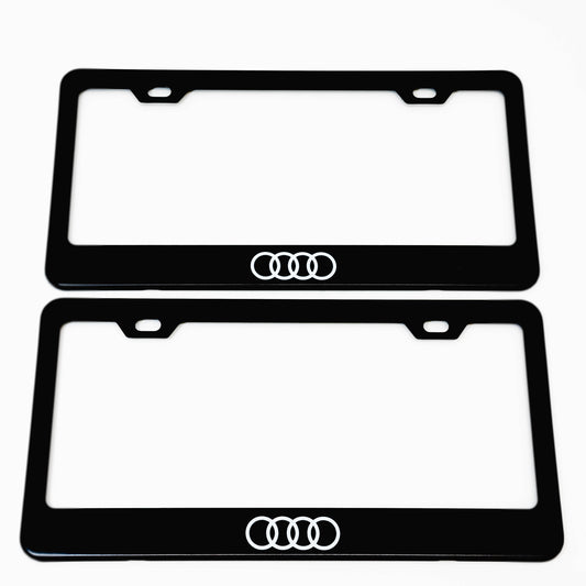 Stainless Steel License Plate Frame Holder Fits For AUDI