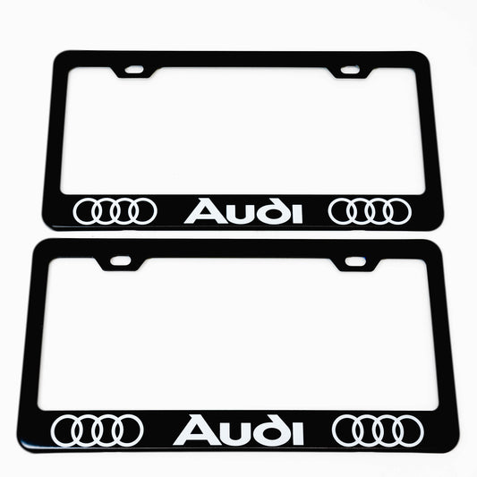 Stainless Steel License Plate Frame Holder Fits For AUDI