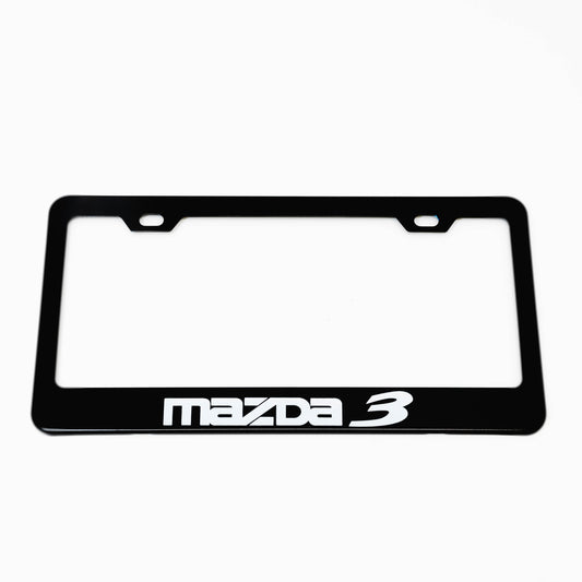 Stainless Steel License Plate Frame Holder Fits For MAZDA 3