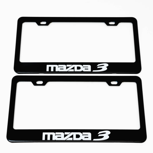 Stainless Steel License Plate Frame Holder Fits For MAZDA 3