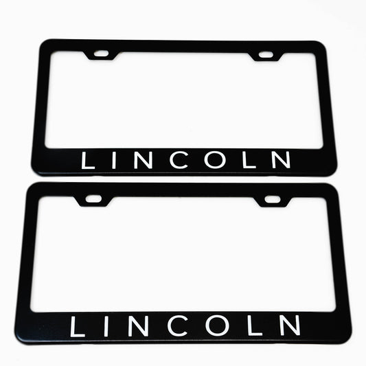Stainless Steel License Plate Frame Holder Fits For LINCOLN