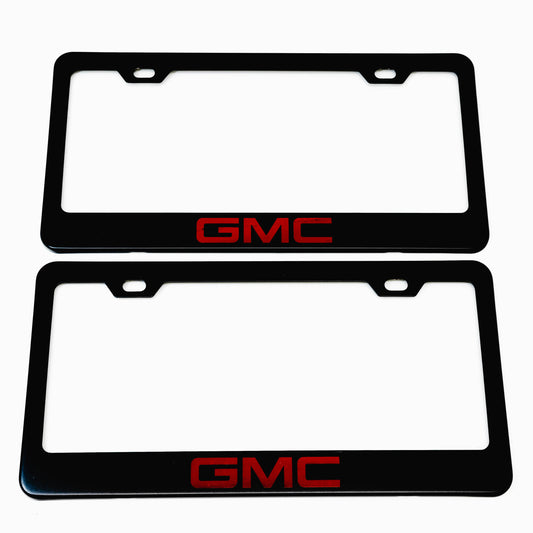 Stainless Steel License Plate Frame Holder Fits For GMC