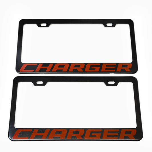 Stainless Steel License Plate Frame Holder Fits For DODGE CHARGER