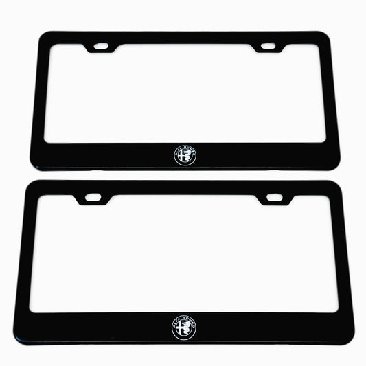 Stainless Steel License Plate Frame Holder Fits For ALFA ROMEO