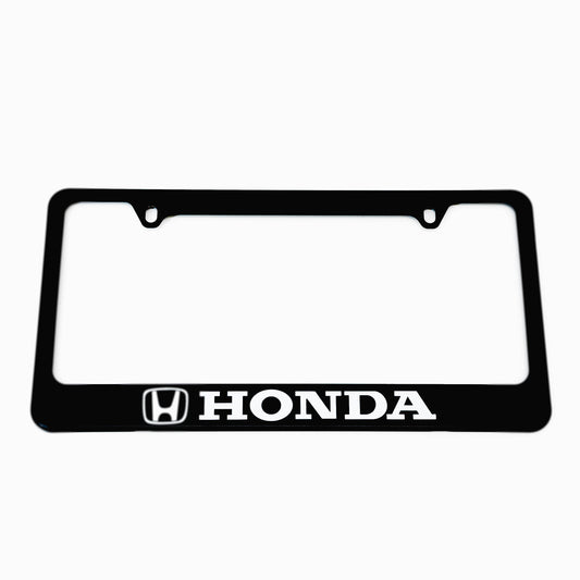 Stainless Steel License Plate Frame Holder Fits For HONDA
