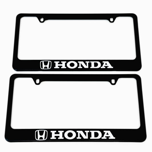 Stainless Steel License Plate Frame Holder Fits For HONDA