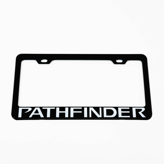 Stainless Steel License Plate Frame Holder Fits For NISSAN PATHFINDER
