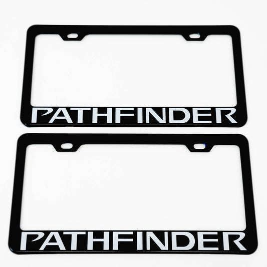 Stainless Steel License Plate Frame Holder Fits For NISSAN PATHFINDER