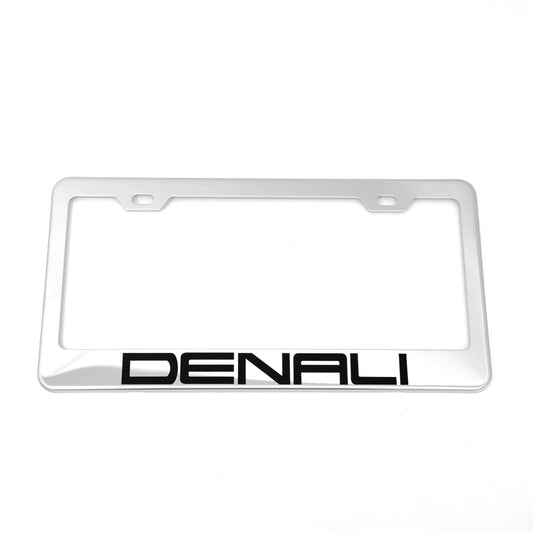 Stainless Steel License Plate Frame Holder Fits For GMC DENALI