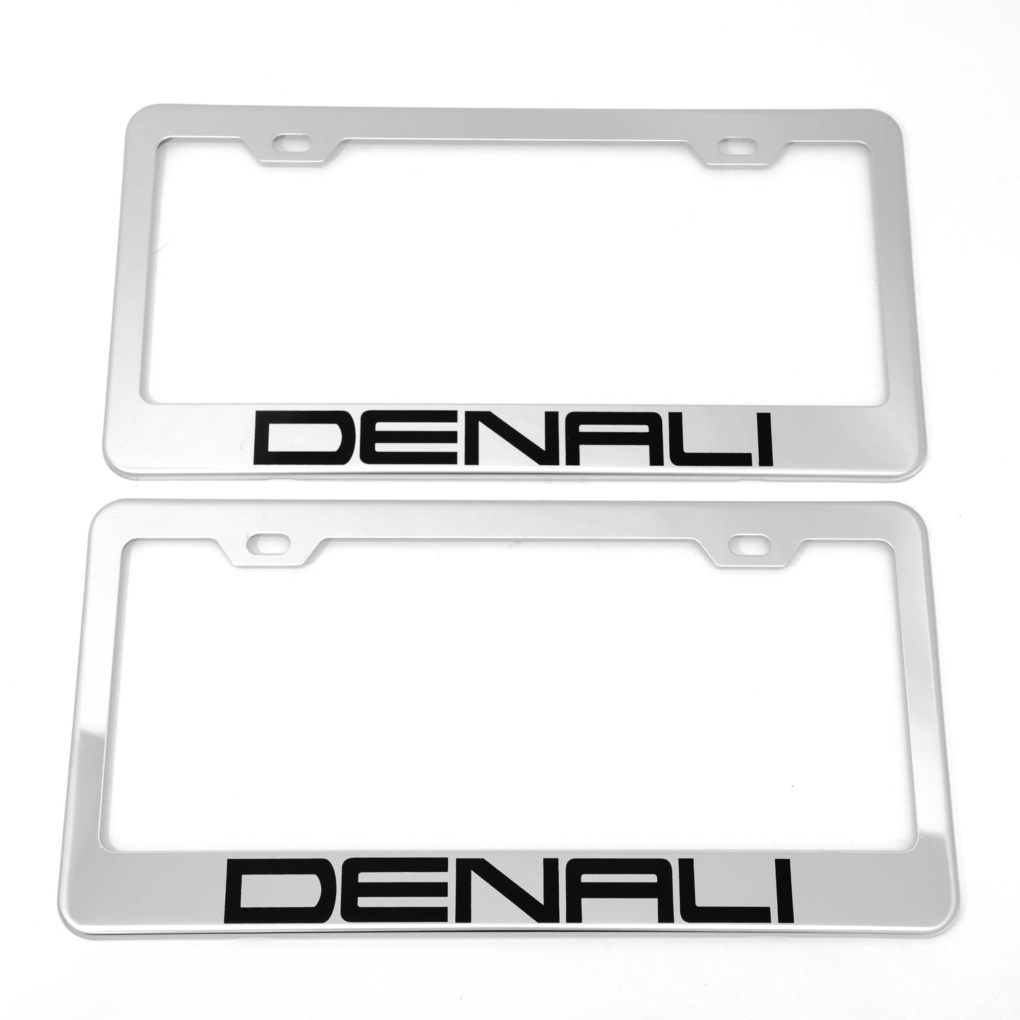 Stainless Steel License Plate Frame Holder Fits For GMC DENALI