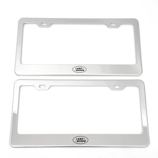 Stainless Steel License Plate Frame Holder Fits For LAND ROVER