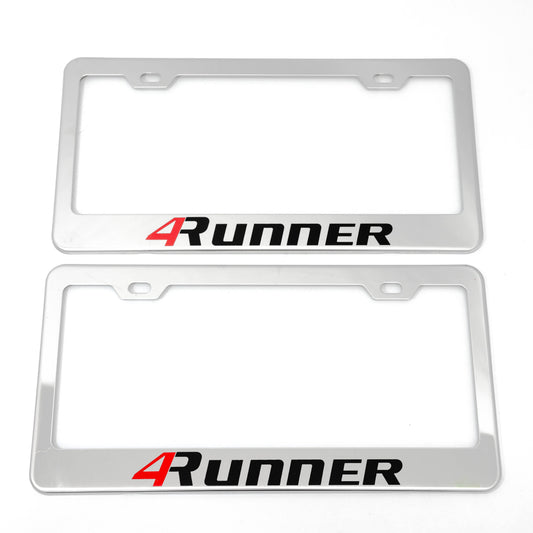 Stainless Steel License Plate Frame Holder Fits For TOYOTA 4RUNNER