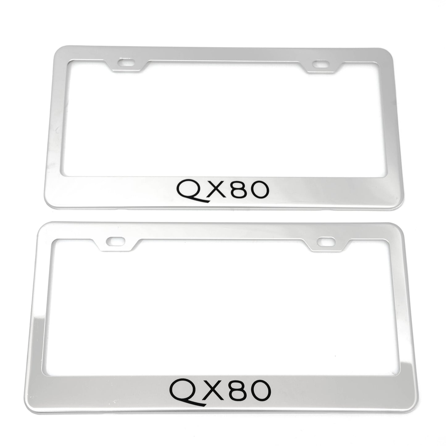 Stainless Steel License Plate Frame Holder Fits For INFINITI QX80