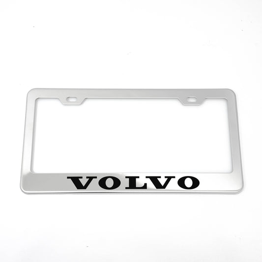 Stainless Steel License Plate Frame Holder Fits For VOLVO