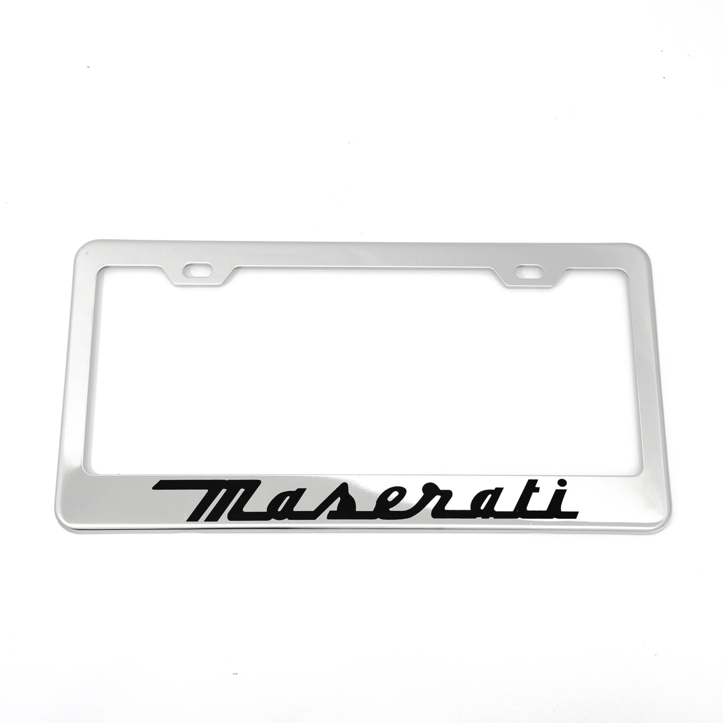 Stainless Steel License Plate Frame Holder Fits For MASERATI