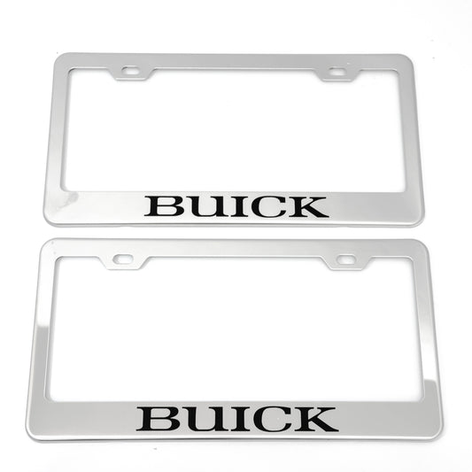 Stainless Steel License Plate Frame Holder Fits For BUICK