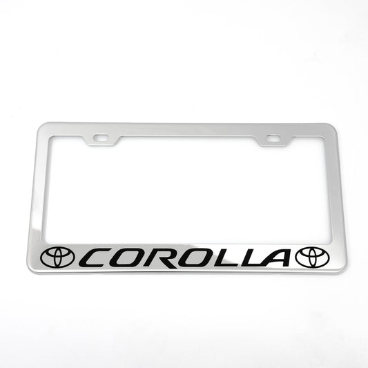 Stainless Steel License Plate Frame Holder Fits For TOYOTA COROLLA