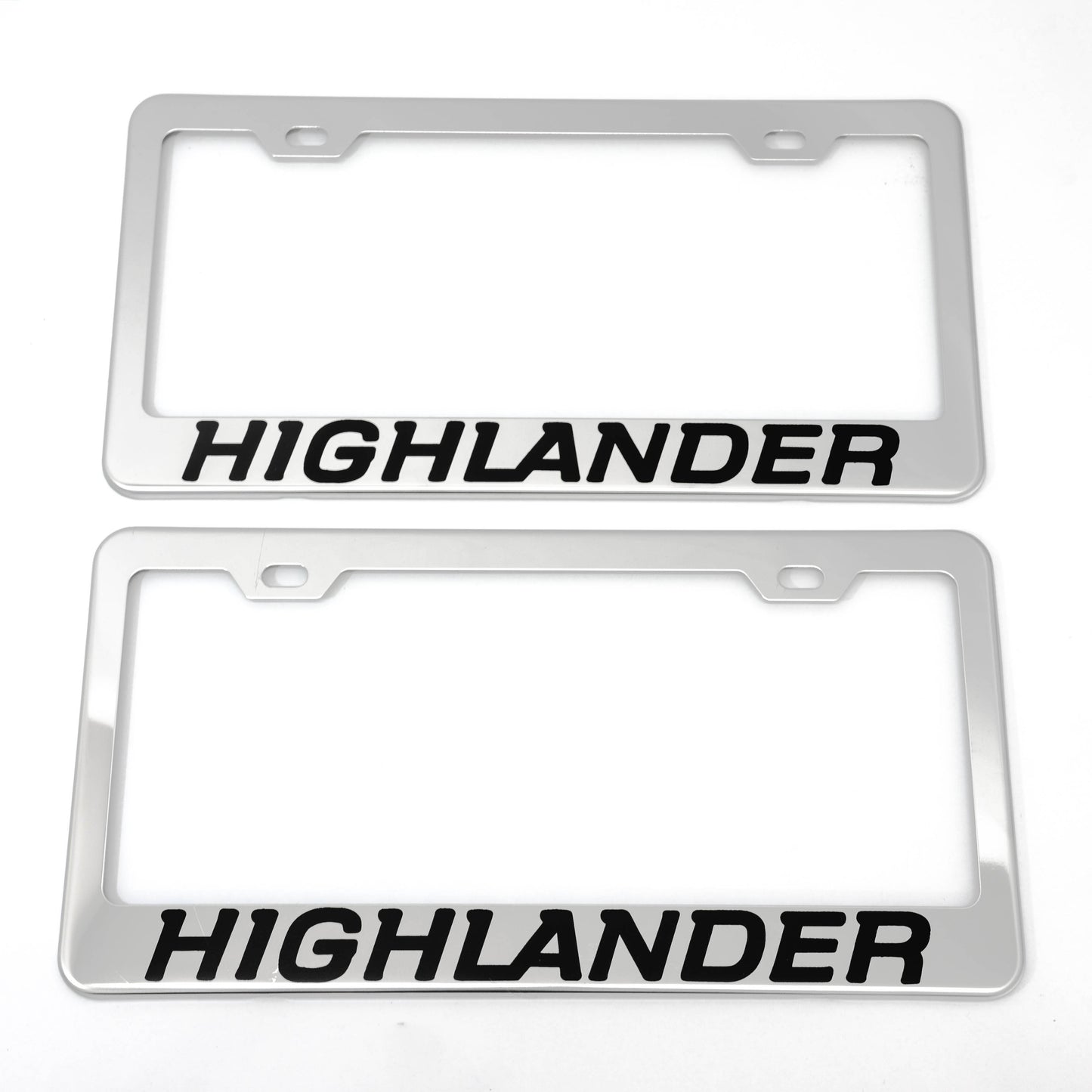 Stainless Steel License Plate Frame Holder Fits For TOYOTA HIGHLANDER
