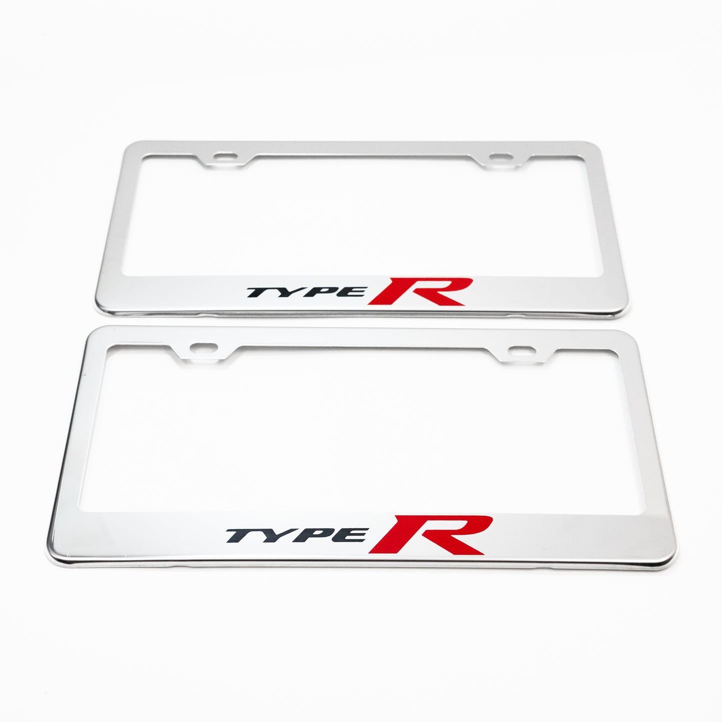 Stainless Steel License Plate Frame Holder Fits For HONDA TYPE-R