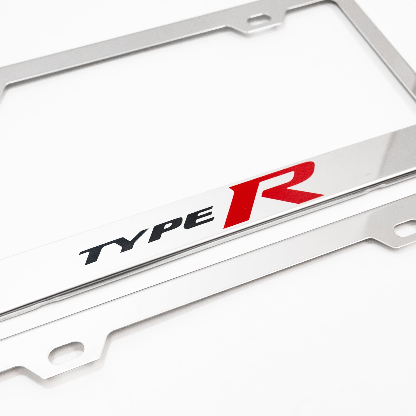 Stainless Steel License Plate Frame Holder Fits For HONDA TYPE-R