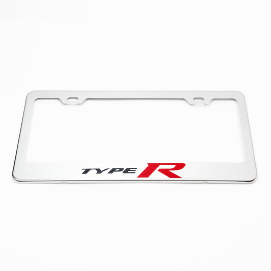 Stainless Steel License Plate Frame Holder Fits For HONDA TYPE-R
