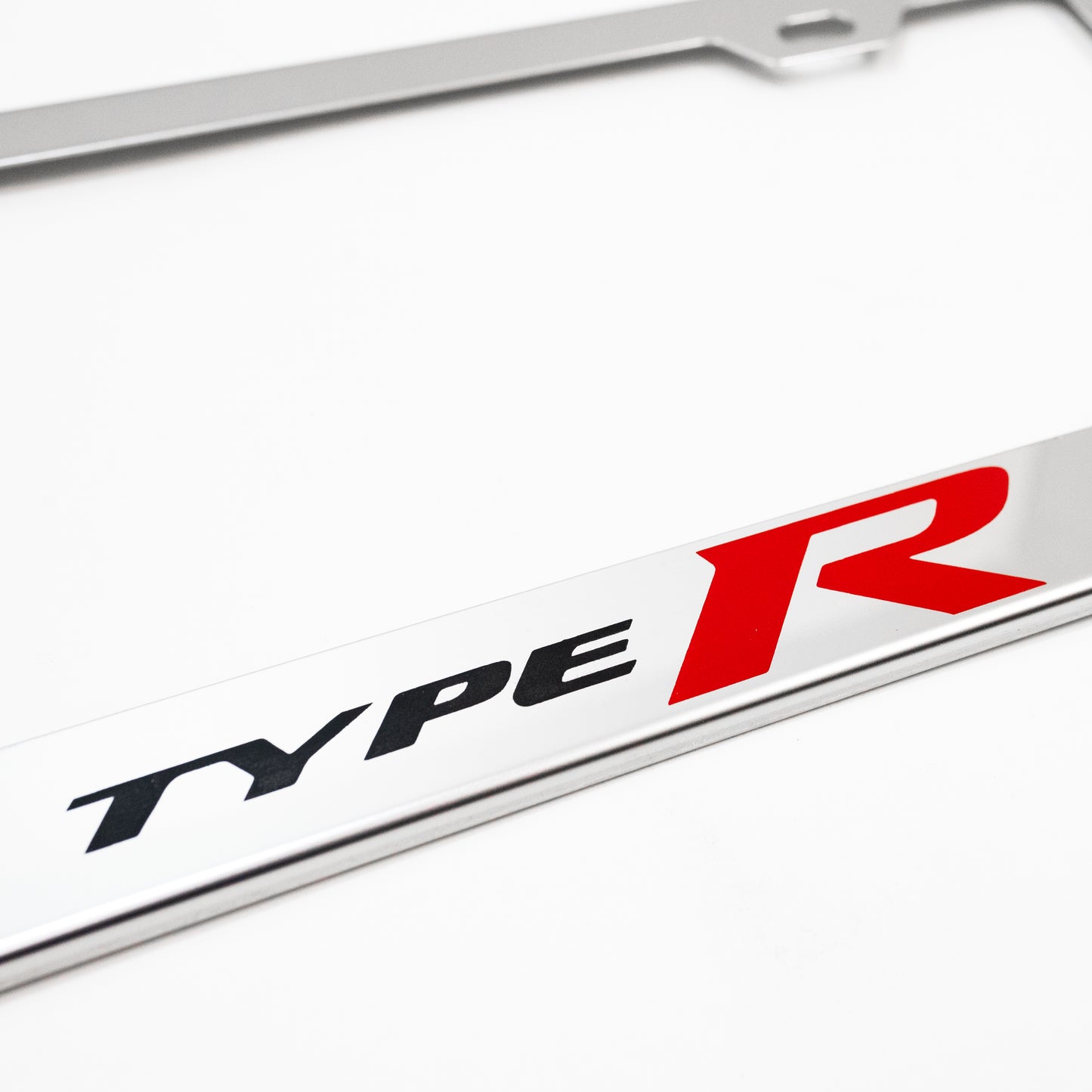 Stainless Steel License Plate Frame Holder Fits For HONDA TYPE-R