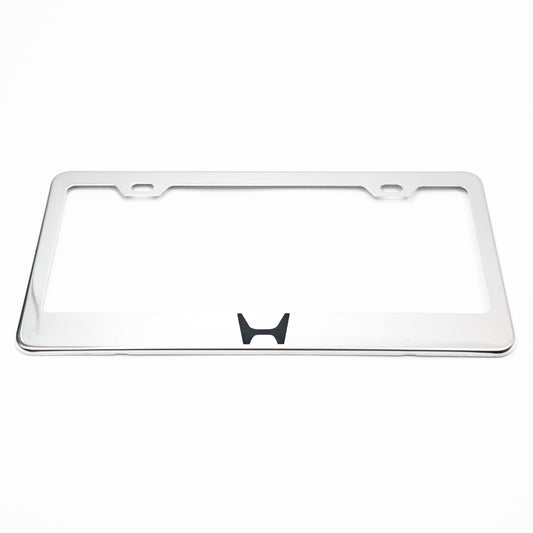 Stainless Steel License Plate Frame Holder Fits For HONDA