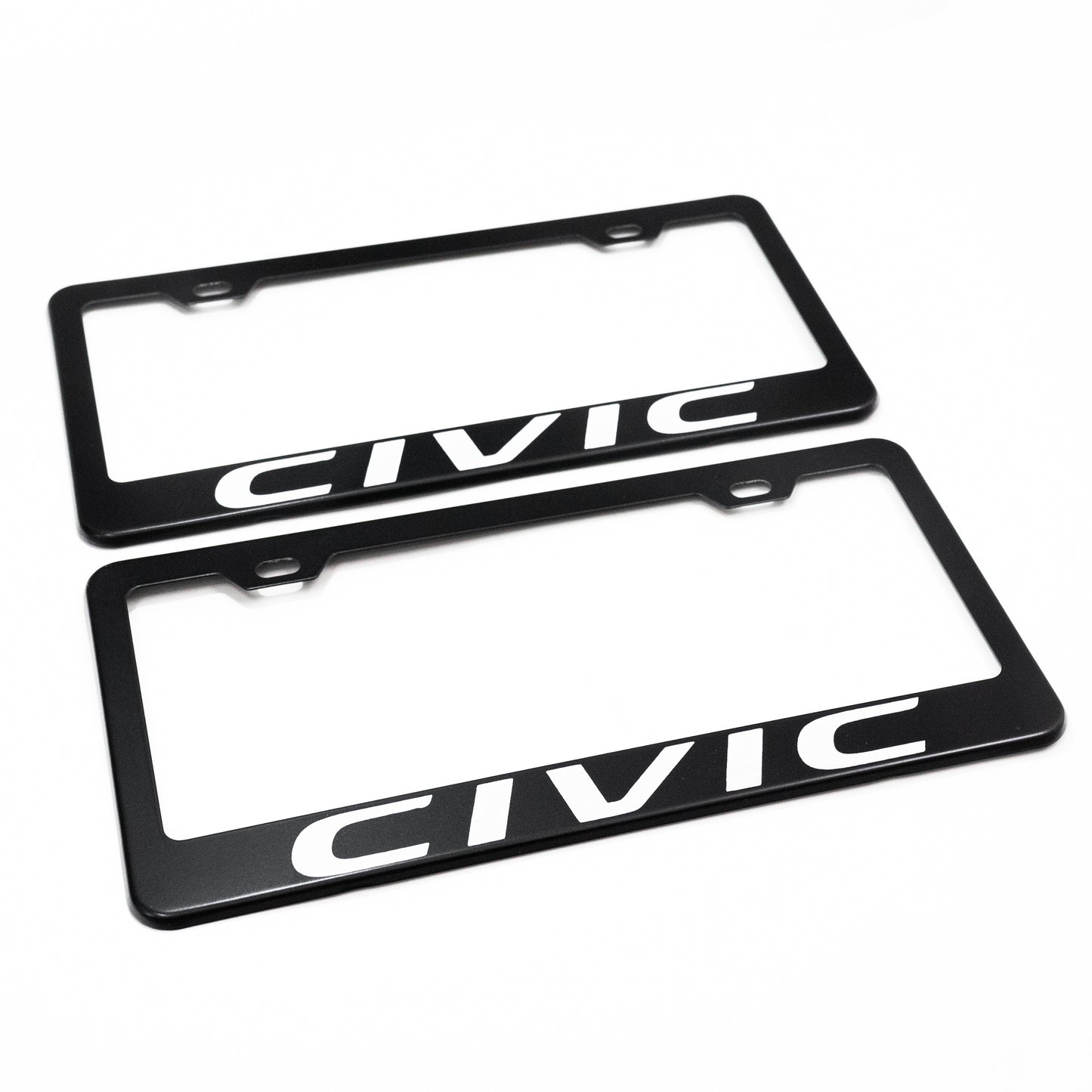 Stainless Steel License Plate Frame Holder Fits For HONDA CIVIC
