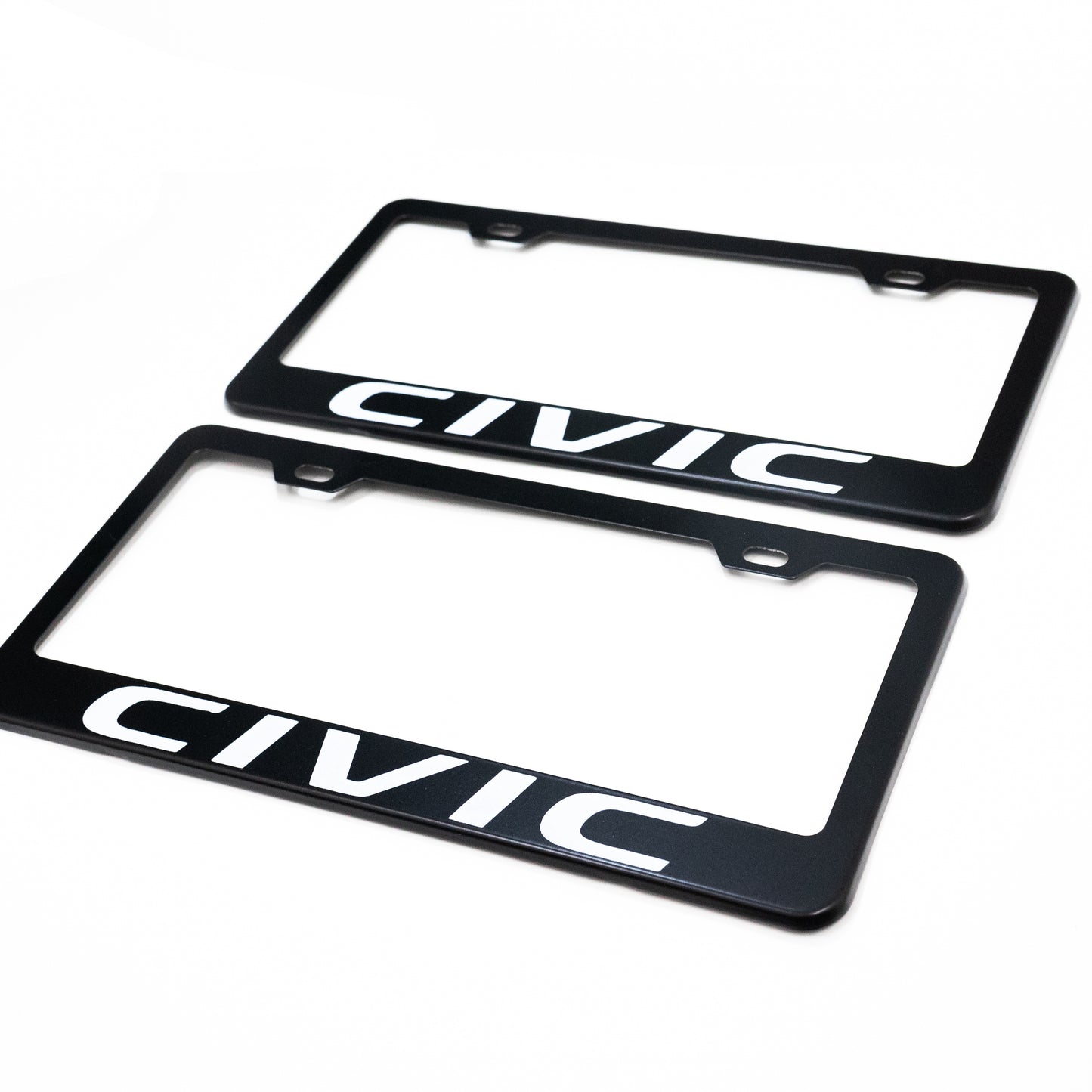 Stainless Steel License Plate Frame Holder Fits For HONDA CIVIC