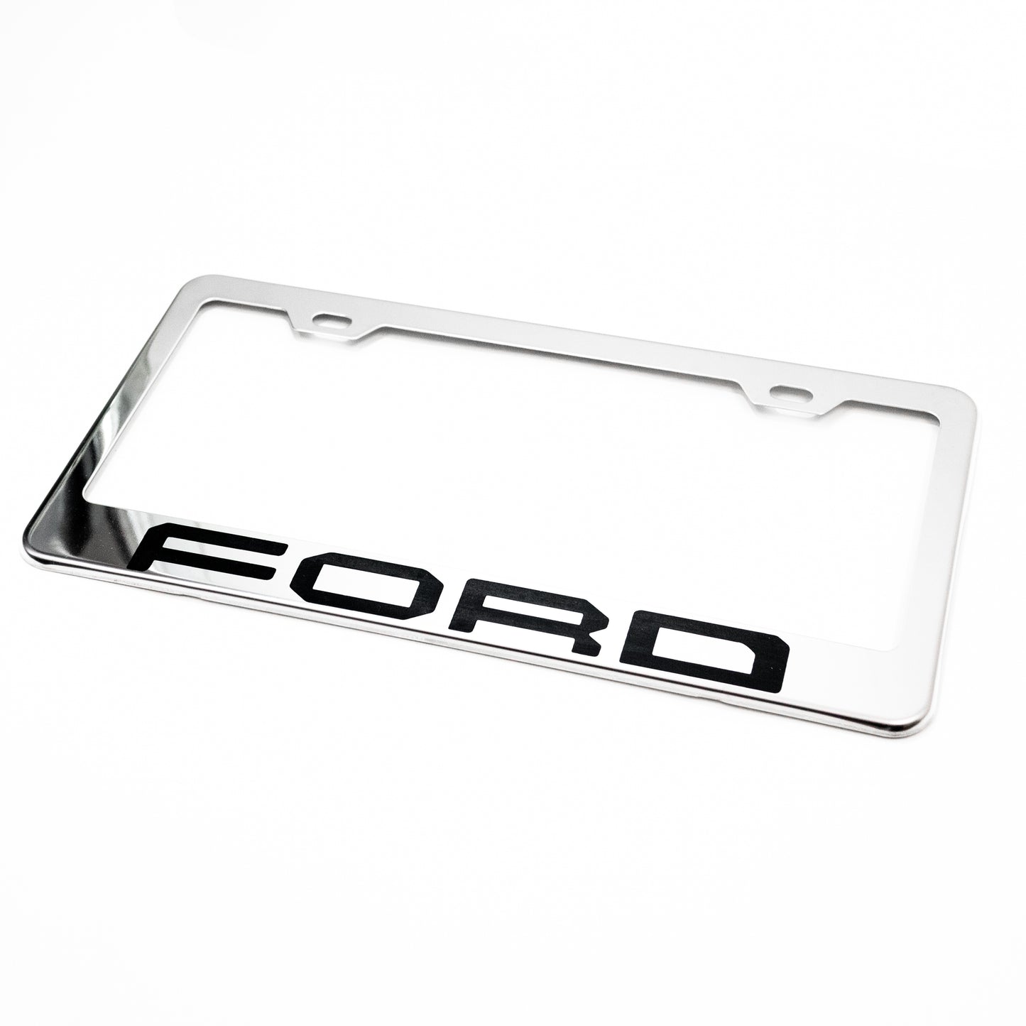 Stainless Steel License Plate Frame Holder Fits For FORD