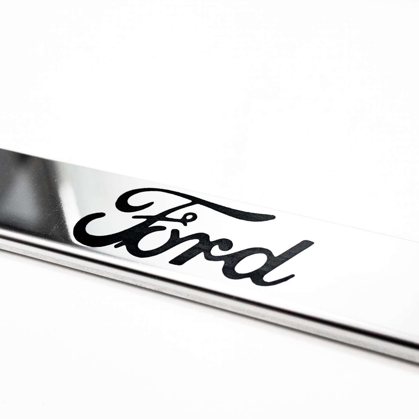 Stainless Steel License Plate Frame Holder Fits For FORD