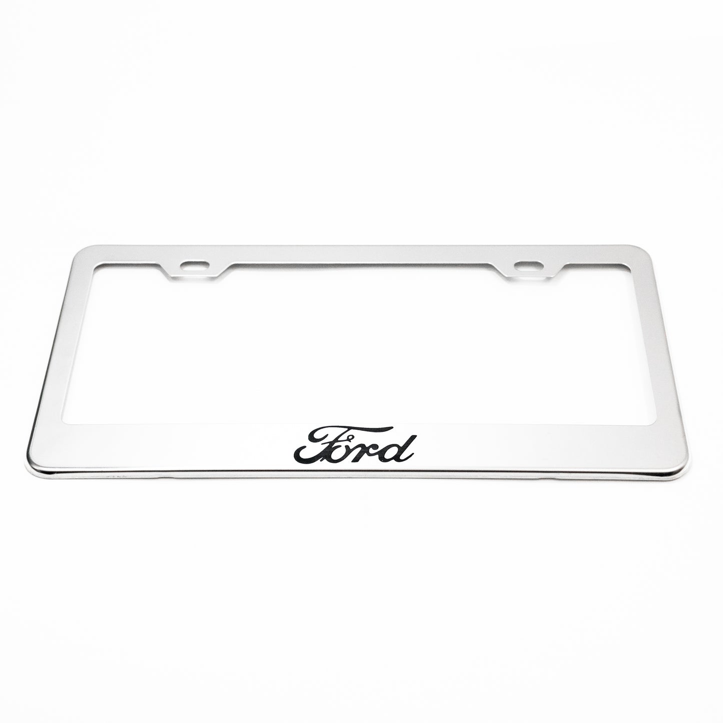 Stainless Steel License Plate Frame Holder Fits For FORD