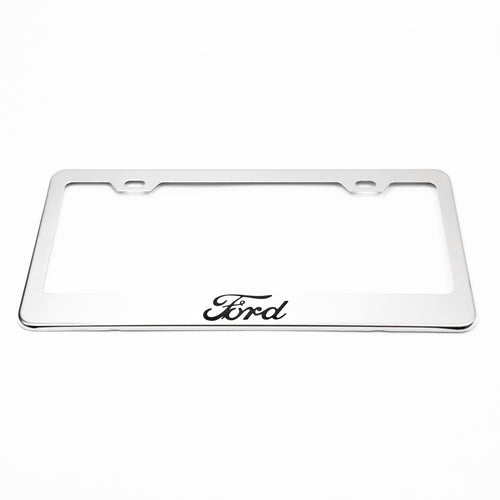 Stainless Steel License Plate Frame Holder Fits For FORD