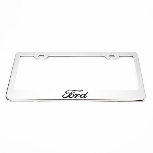 Stainless Steel License Plate Frame Holder Fits For FORD