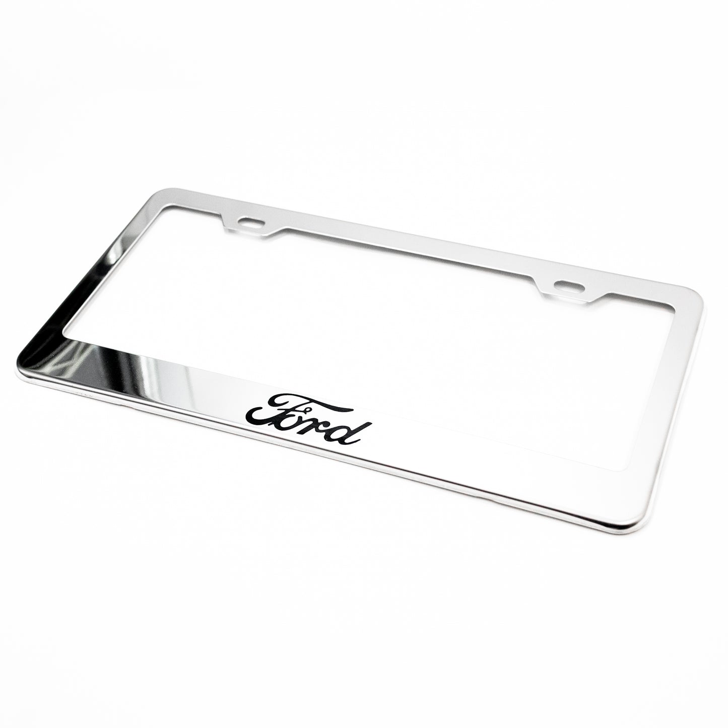 Stainless Steel License Plate Frame Holder Fits For FORD