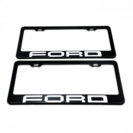 Stainless Steel License Plate Frame Holder Fits For FORD